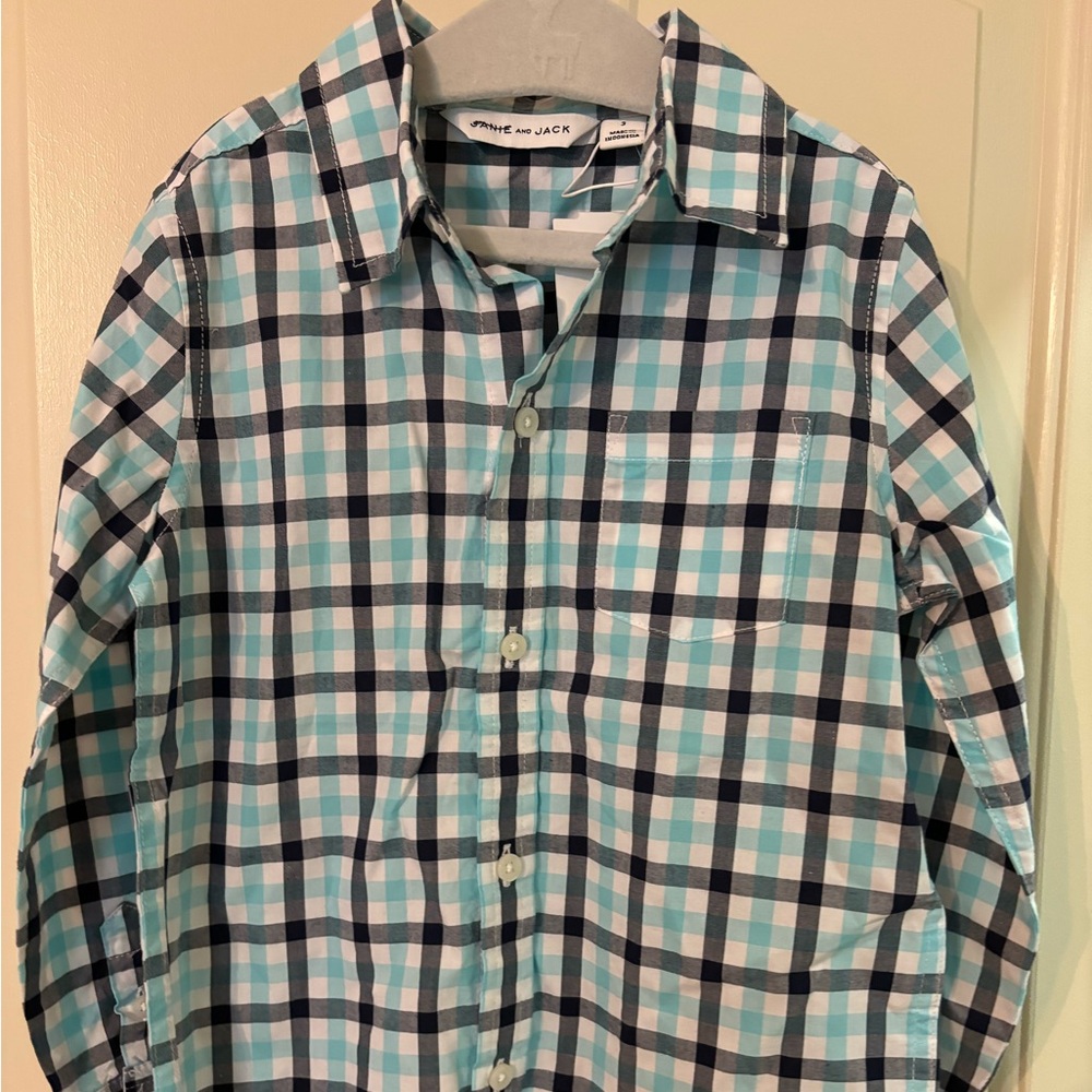 Janie and Jack size 3 long sleeved button down shirt